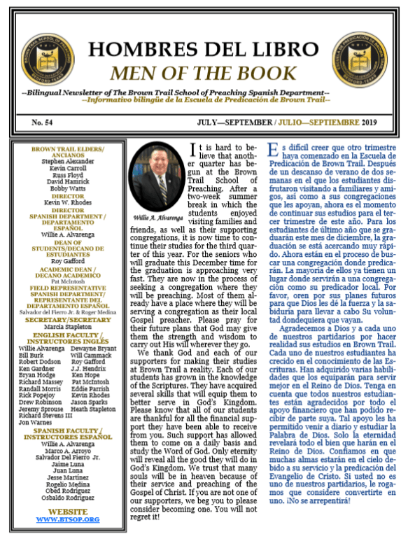 Newsletter August 2019